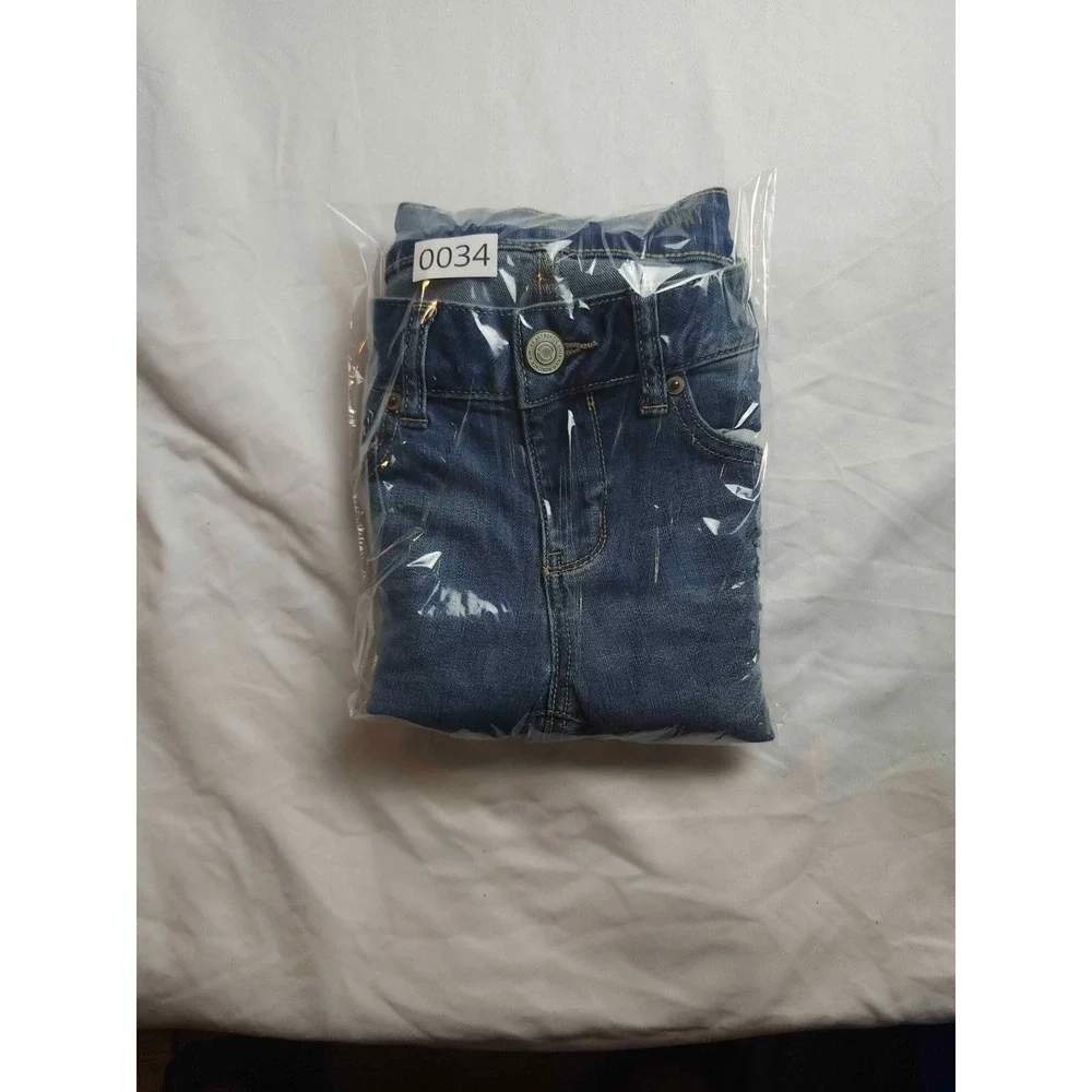 SO‎ Skinny Jeans Womens Size 3 Juniors Blue Denim Dark Wash Distressed Stretch